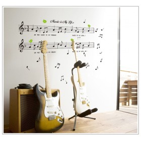 Music is My Life wall sticker 